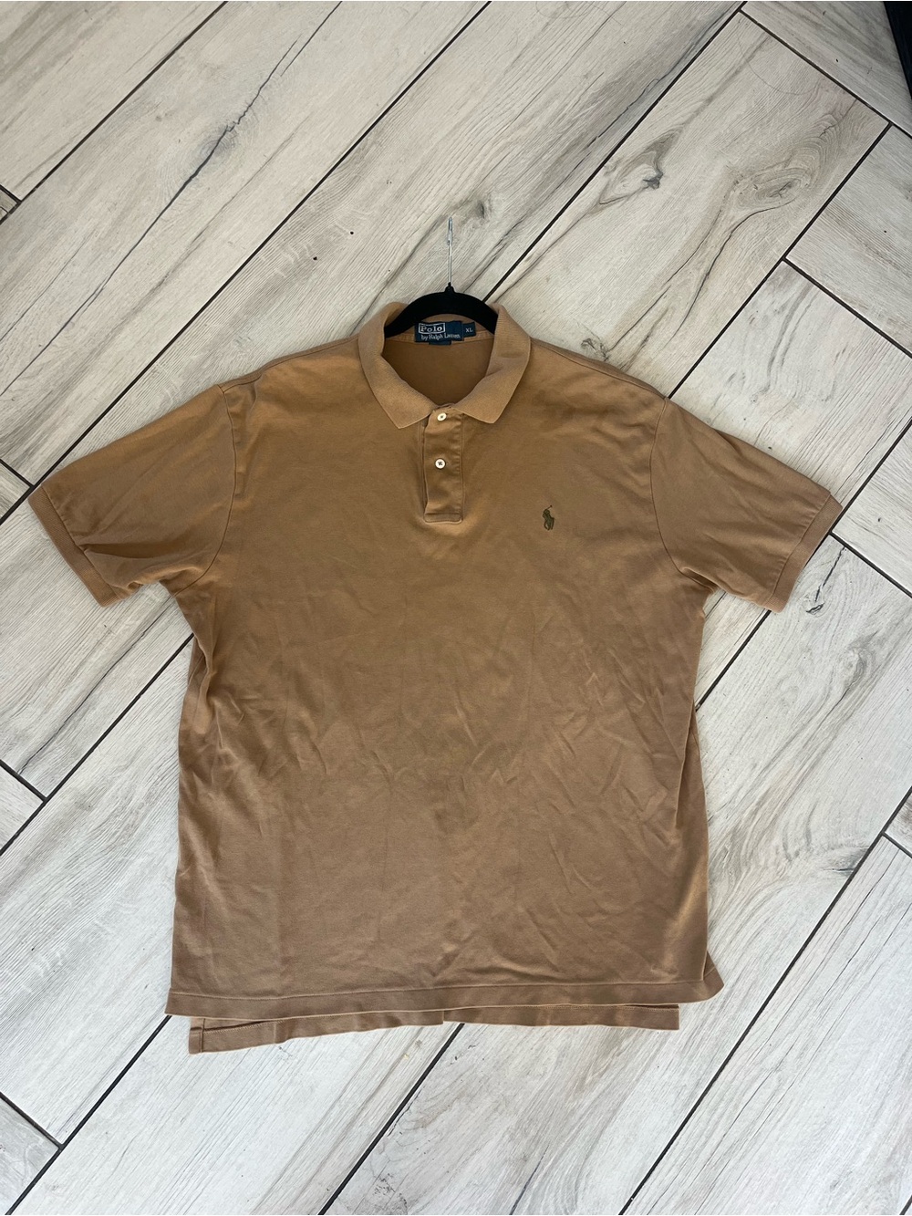 Polo by Ralph Lauren Vintage Y2K Brown Polo Shirt Size XL